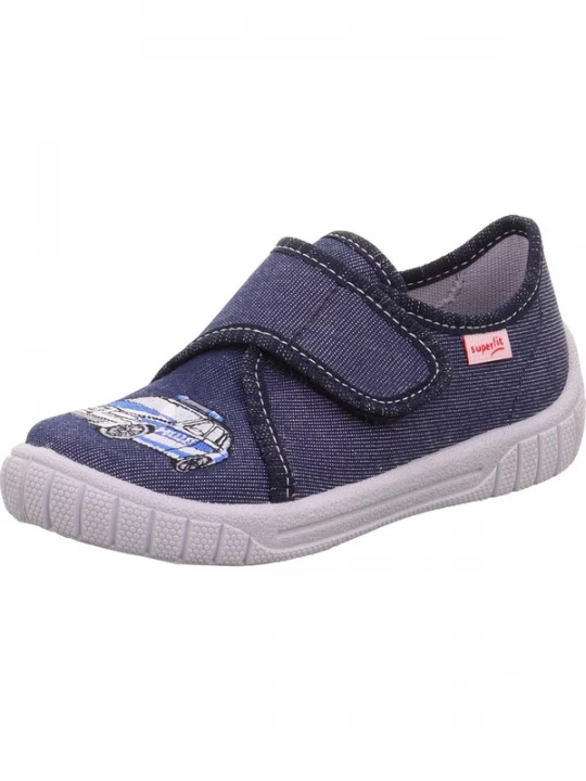 Foto van product SUPERFIT Huisschoenen 'Bill' marine / lichtblauw / wit