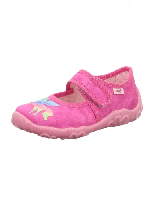 Foto van product SUPERFIT Huisschoenen 'Bonny' turquoise / mintgroen / appel / roze gemêleerd