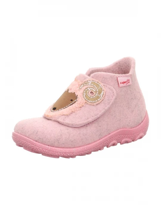 Foto van product SUPERFIT Huisschoenen 'HAPPY OCTI' bruin / abrikoos / rosa / zwart