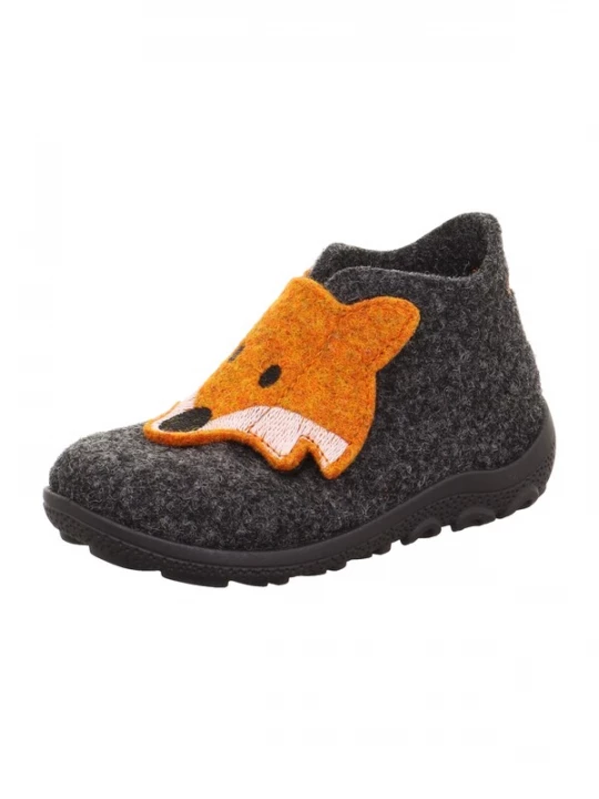 Foto van product SUPERFIT Huisschoenen 'HAPPY OCTI' donkergrijs / oranje / wit