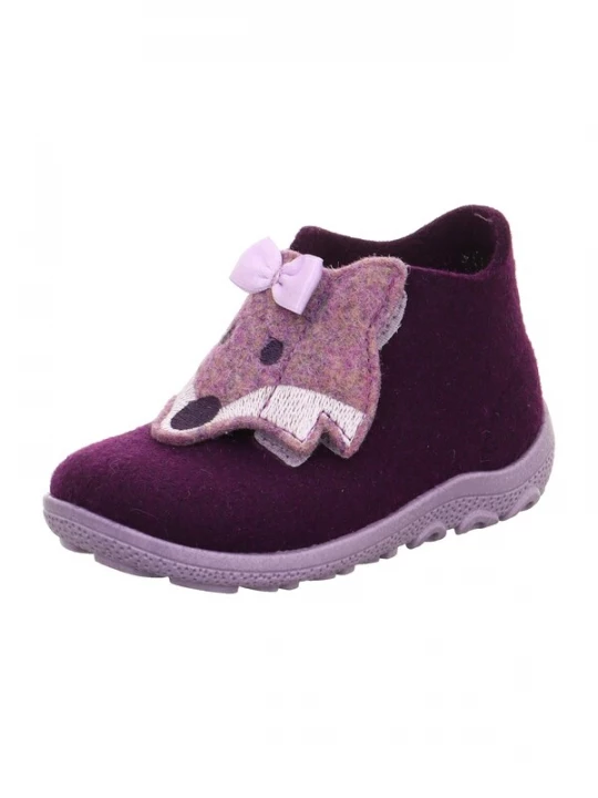 Foto van product SUPERFIT Huisschoenen 'HAPPY OCTI' ecru / aubergine / mauve / rosa