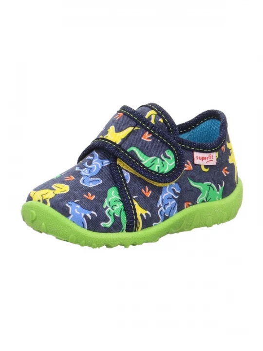 Foto van product SUPERFIT Huisschoenen 'SPOTTY' blauw / marine / geel / groen