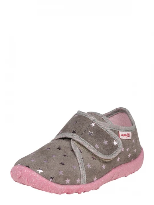 Foto van product SUPERFIT Huisschoenen 'Spotty' grijs / rosa