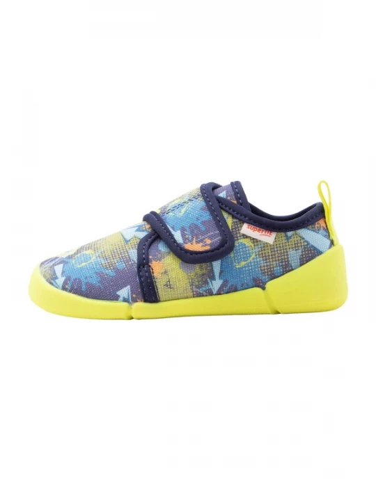 Foto van product SUPERFIT Huisschoenen 'VENTI' navy / lichtblauw / geel / lichtgrijs
