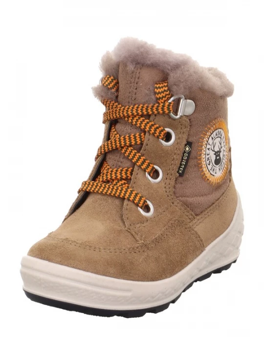 Foto van product SUPERFIT Laarzen 'GROOVY 2.0' crème / lichtbruin / oranje / zwart