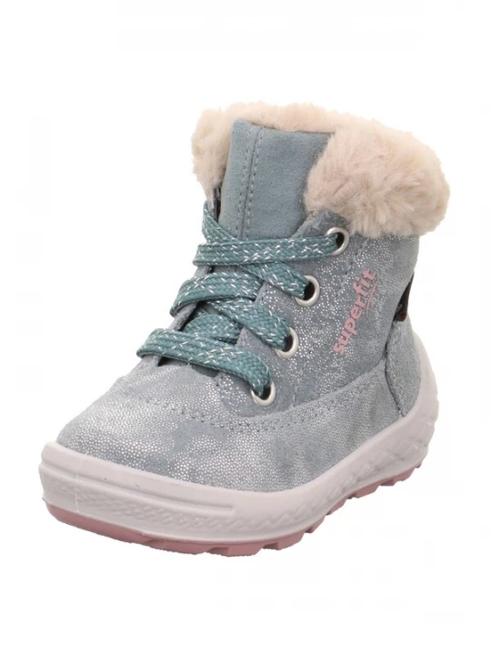Foto van product SUPERFIT Laarzen 'Groovy 2.0' pastelgroen / rosa / zilver