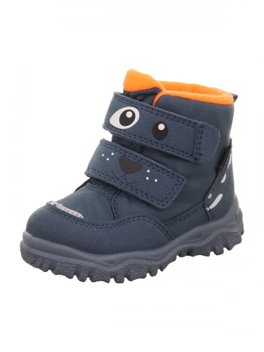 Foto van product SUPERFIT Laarzen 'HUSKY+' donkerblauw / oranje / zwart / wit