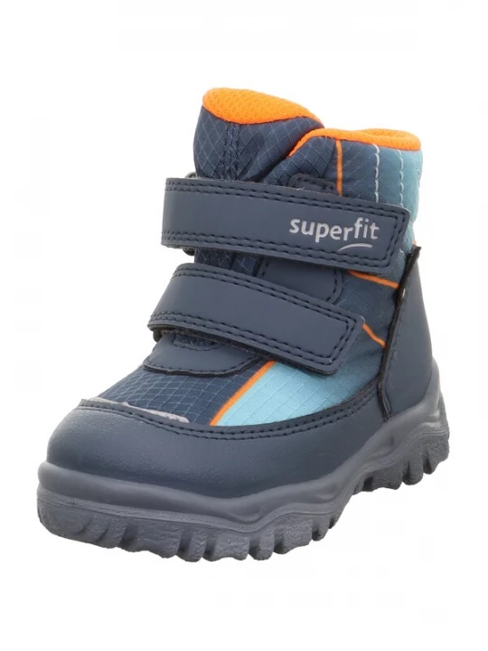 Foto van product SUPERFIT Laarzen 'HUSKY+' navy / lichtblauw / oranje