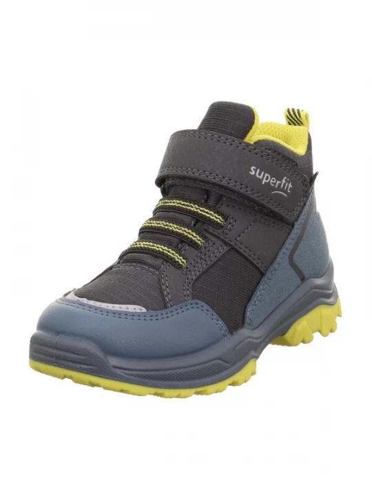 Foto van product SUPERFIT Laarzen 'Jupiter' blauw / neongeel / donkergrijs