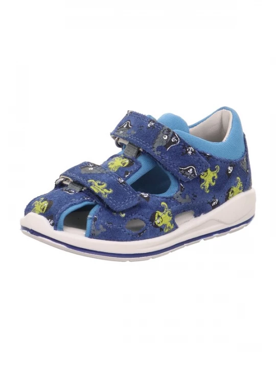 Foto van product SUPERFIT Open schoenen 'BOOMERANG' navy / lichtgroen / zwart