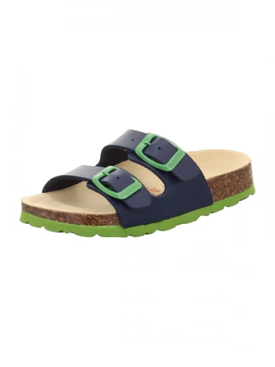 Foto van product SUPERFIT Open schoenen navy / lichtgroen