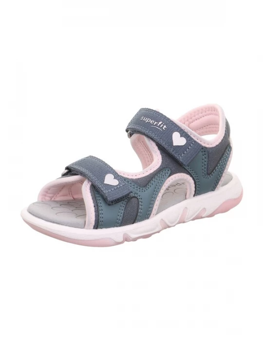 Foto van product SUPERFIT Sandalen 'Pebbles' donkerblauw / rosa