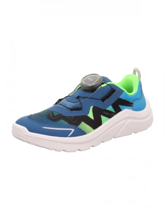 Foto van product SUPERFIT Sneakers 'KICKS' blauw / lichtblauw / lichtgroen / zwart