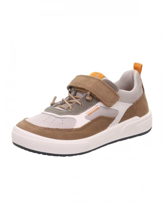 Foto van product SUPERFIT Sneakers 'MAVERICK' bruin / lichtgrijs / wit
