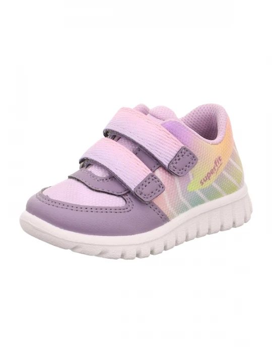 Foto van product SUPERFIT Sneakers 'Sport7 Mini' lichtgeel / pruim / sering / rosa