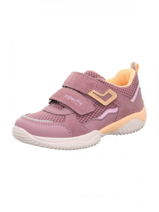 Foto van product SUPERFIT Sneakers 'Storm' sering / mauve / pasteloranje