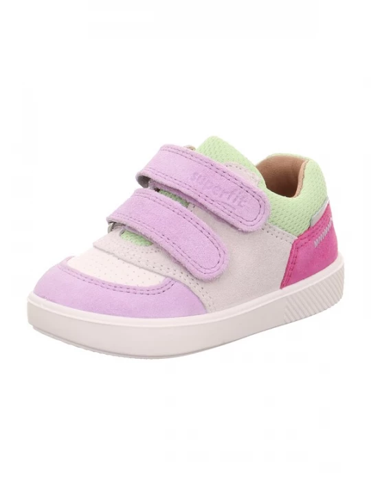 Foto van product SUPERFIT Sneakers 'SUPIES' lichtgrijs / lila / pink / wit