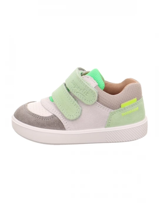 Foto van product SUPERFIT Sneakers 'SUPIES' taupe / antraciet / greige / lichtgroen
