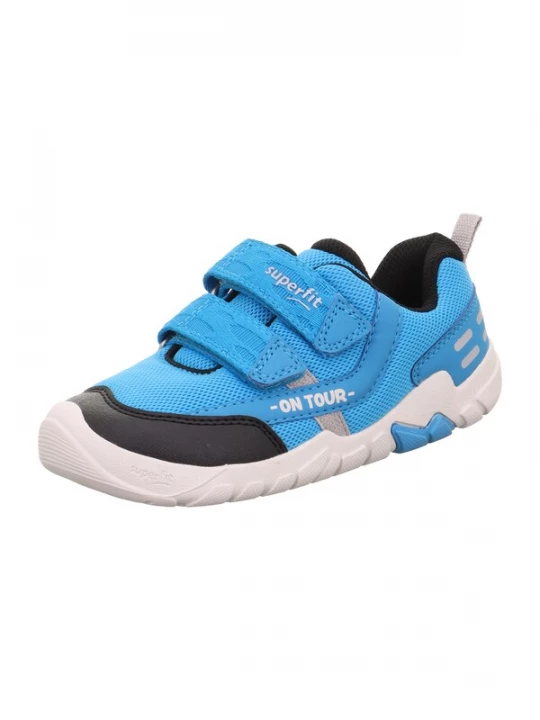 Foto van product SUPERFIT Sneakers 'TRACE' azuur / zwart / wit