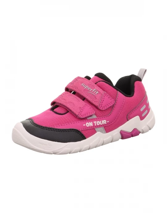 Foto van product SUPERFIT Sneakers 'TRACE' grijs / pink / wit