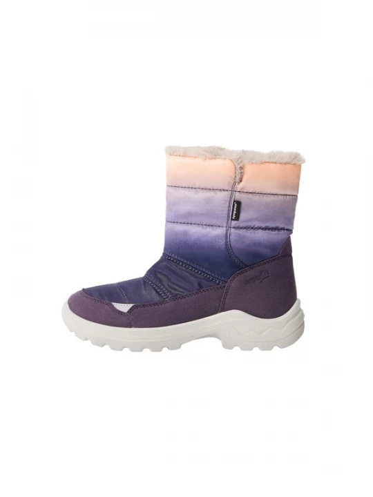 Foto van product SUPERFIT Snowboots 'Aurora' greige / lichtlila / donkerlila / perzik