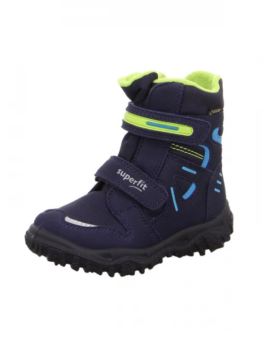 Foto van product SUPERFIT Snowboots 'Husky' blauw / neongroen