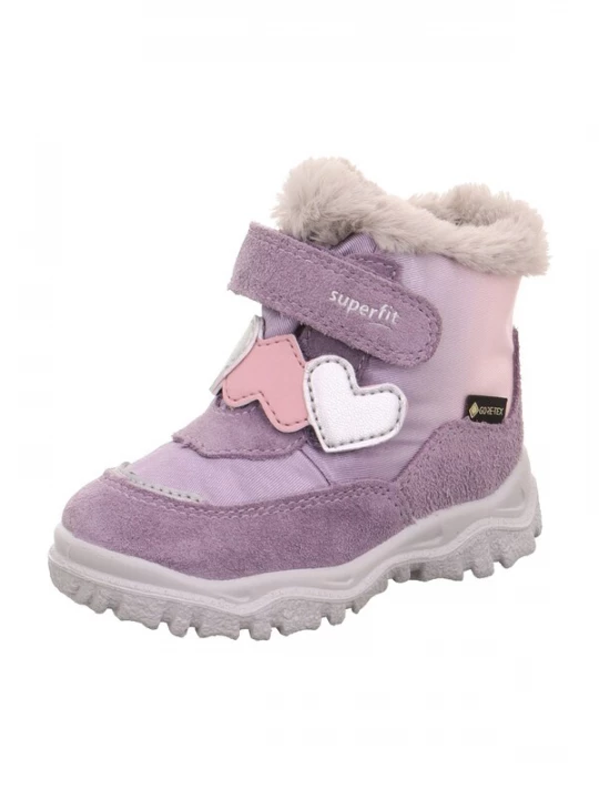 Foto van product SUPERFIT Snowboots 'HUSKY+' crème / lichtgrijs / lichtlila / oudroze