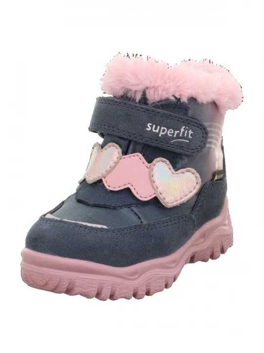 Foto van product SUPERFIT Snowboots 'HUSKY+' grijs / abrikoos / pink