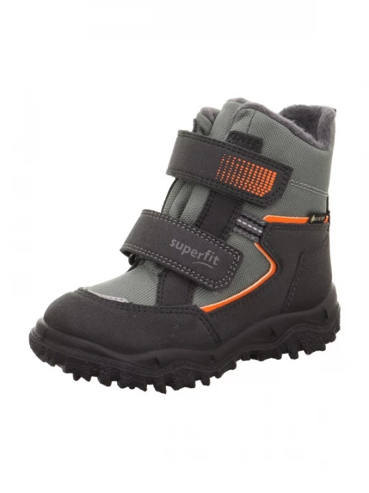 Foto van product SUPERFIT Snowboots 'HUSKY' stone grey / lichtoranje / zwart