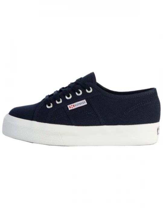 Foto van product SUPERGA Sportieve veterschoen blauw