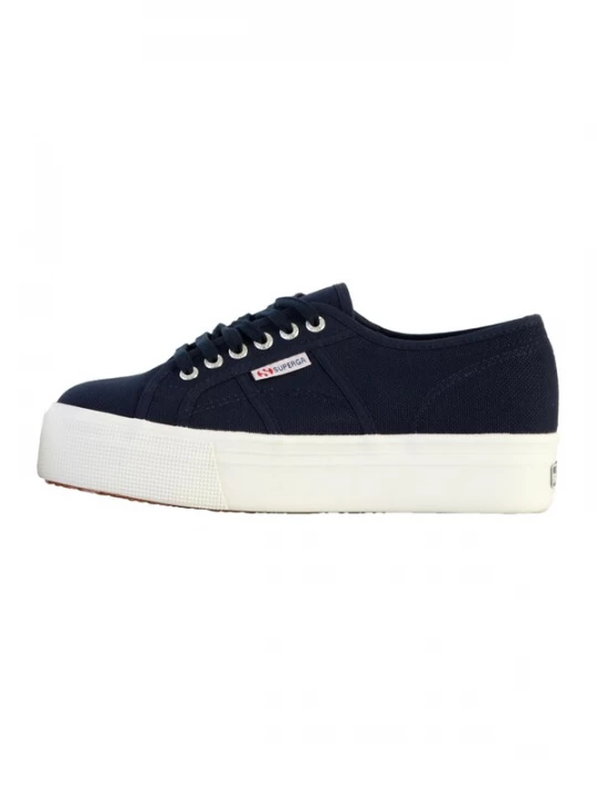 Foto van product SUPERGA Sportieve veterschoen blauw