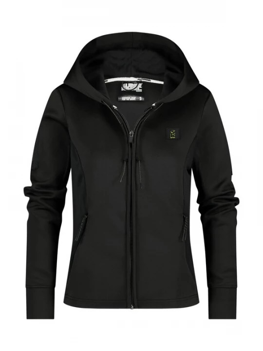Foto van product SUPERREBEL® GEAR Sportief sweatvest 'OLIVIA' zwart