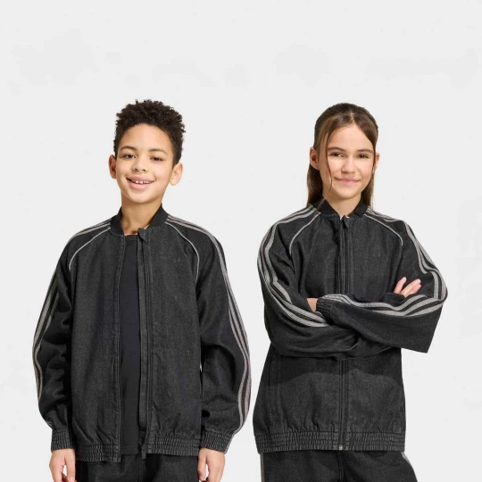 Foto van product Superstar Loose Denim Track Top adidas Originals zwart