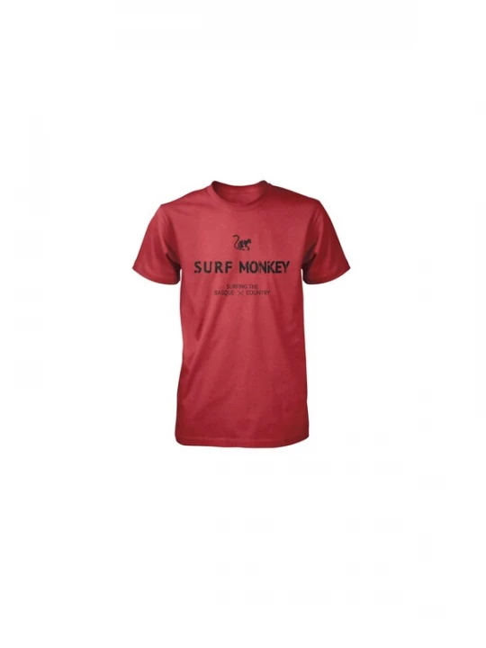 Foto van product Surf Monkey Shirt karmijnrood