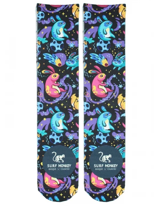 Foto van product Surf Monkey Sportsokken gemengde kleuren / zwart