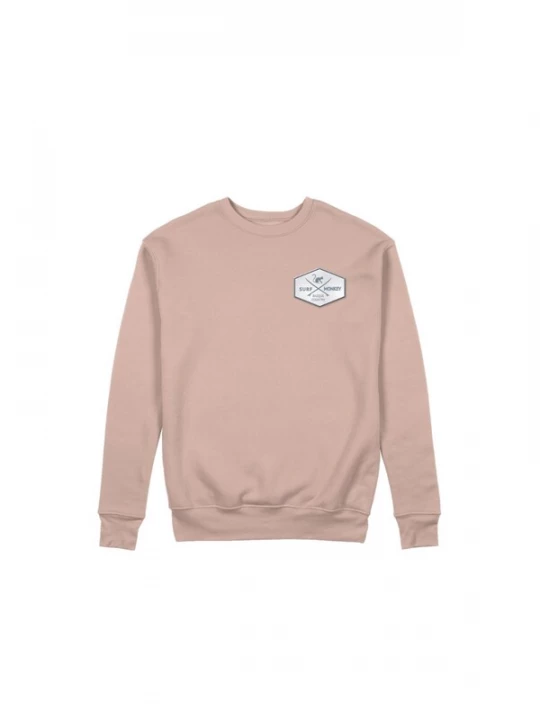 Foto van product Surf Monkey Sweatshirt pastelroze