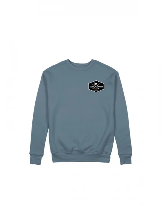 Foto van product Surf Monkey Sweatshirt smoky blue