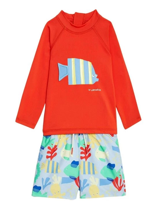Foto van product Surfshirt Marks & Spencer rood gemêleerd