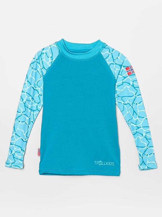 Foto van product Surfshirt Trollkids turquoise