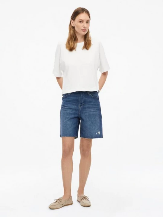 Foto van product Suri denim shorts / normale pasvorm / hoge taille / open zoom s.Oliver blauw