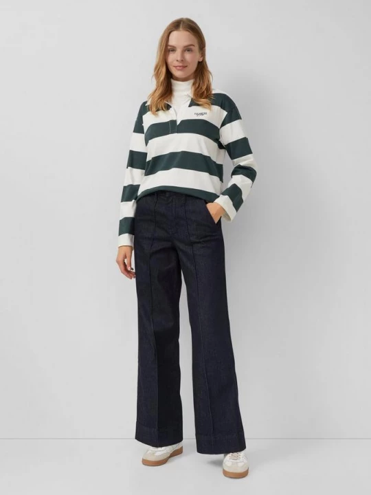 Foto van product Suri jeans / normale pasvorm / hoge taille / wijde pijp / lichte denimstof s.Oliver blauw