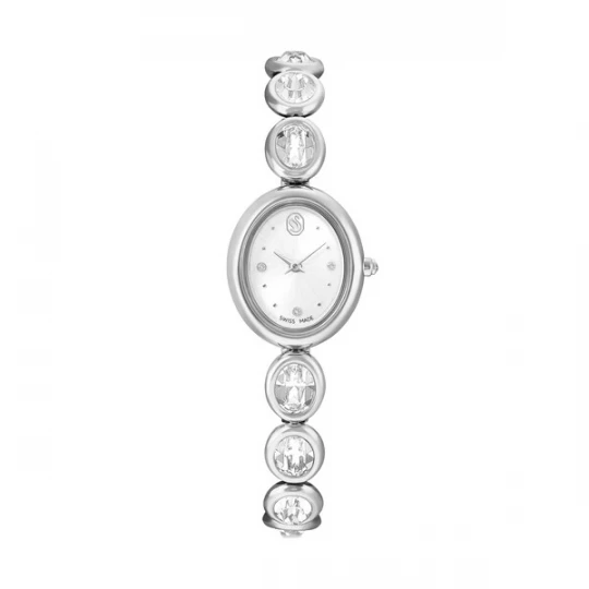 Foto van product Swarovski Analoog horloge 'IMBER' zilver / transparant