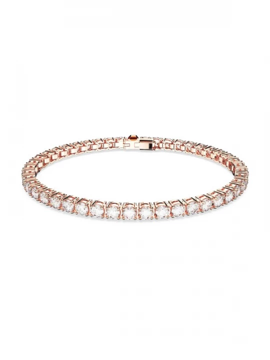 Foto van product Swarovski Armband 'Matrix' rose-goud / wit