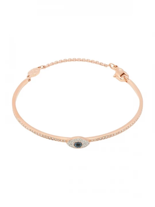 Foto van product Swarovski Armband navy / rose-goud / zwart / zilver