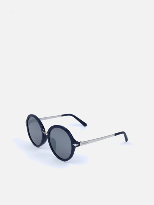 Foto van product Swarovski Zonnebril 'Swarovski SK0184 D Shiny dark brown / 18 / 140 Women Sunglasses' blauw