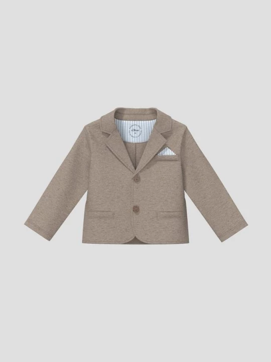 Foto van product Sweat blazer met knoopsluiting s.Oliver bruin
