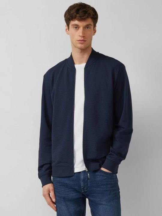 Foto van product Sweat blouson in een stoffenmix s.Oliver blauw