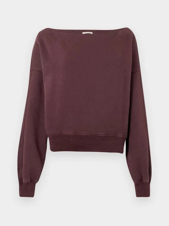 Foto van product Sweater Abercrombie & Fitch bordeauxrood