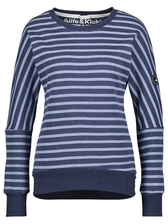 Foto van product Sweater ALIFE & Kickin blauw gemêleerd