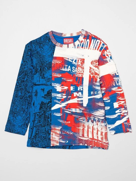 Foto van product Sweater Diesel lichtblauw